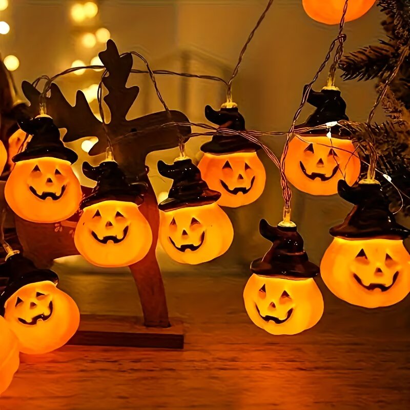 Halloween Led String Lights Orange - Luci a stringa a LED a