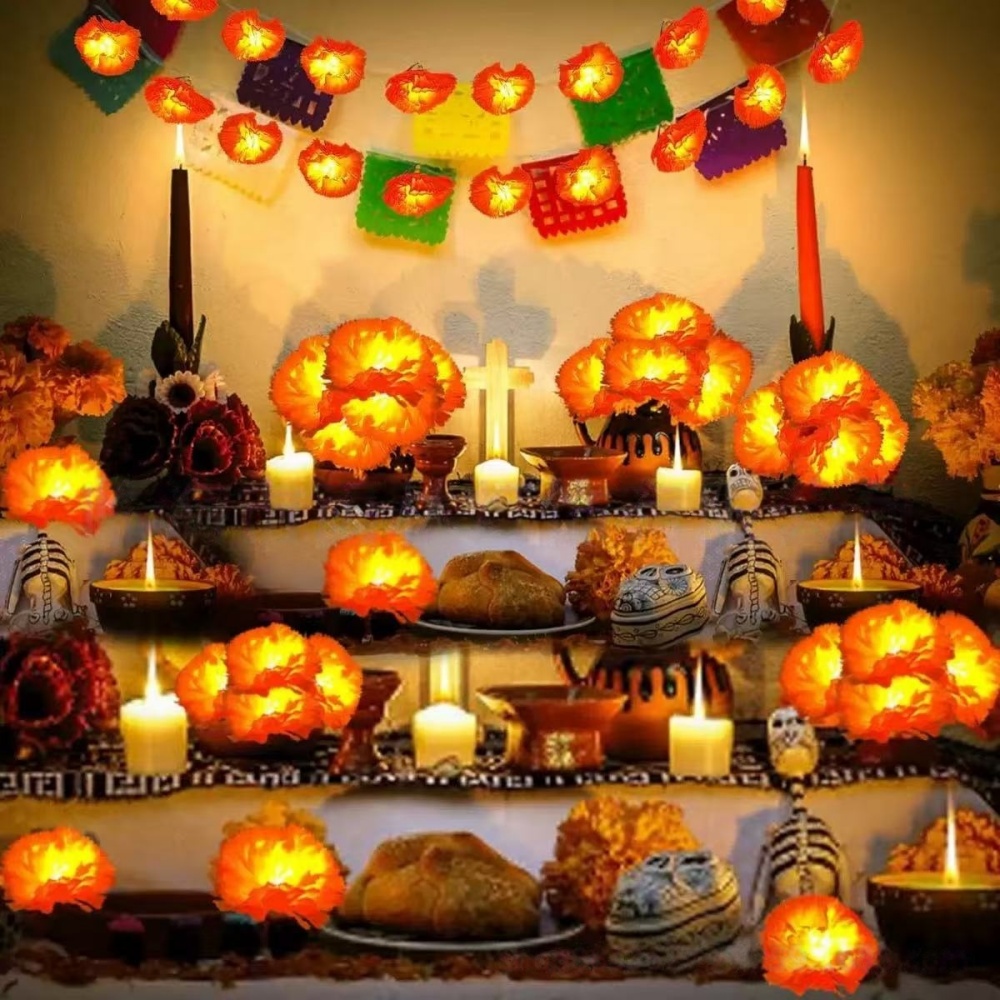Halloween Led String Lights Orange - Luci a Stringa LED a Forma