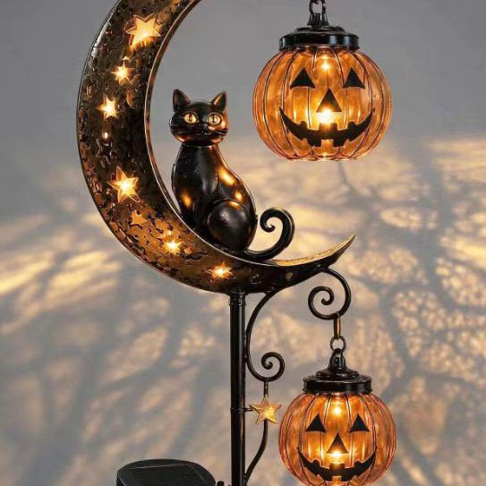 Pumpkin Lantern Halloween - Lampada da giardino decorativa a forma