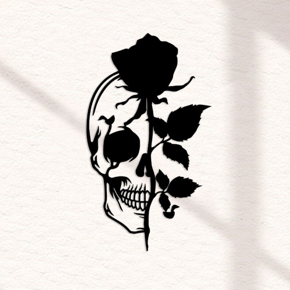 Halloween Skeleton Decoration - Decorazione da Parete in Metallo a