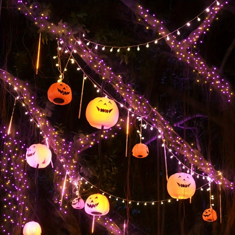 1/2PC12M100LED Decorazione di  - Halloween Led String Lights Orange recensione e prezzo