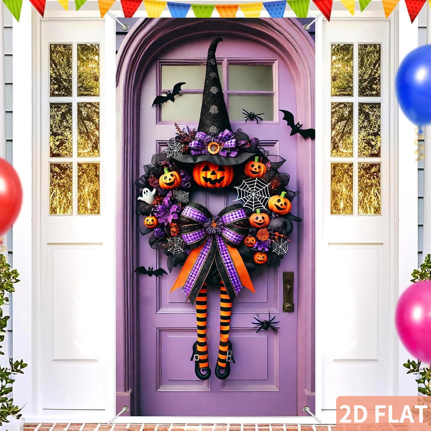 Ghirlanda di streghe per Hallo - Spider Web Halloween Decoration recensione e prezzo