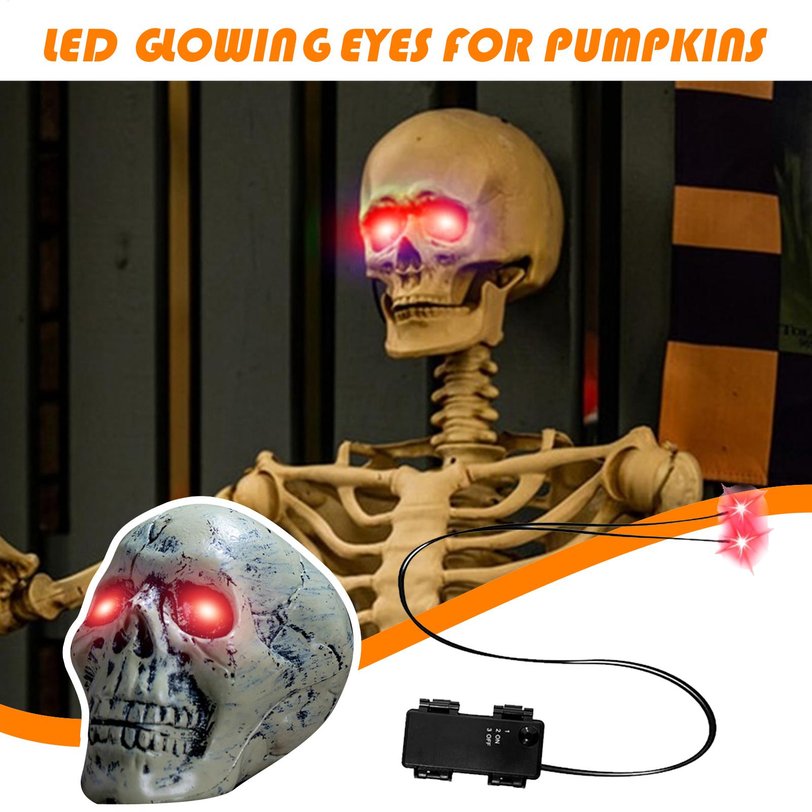 Occhi luminosi a LED per Hallo - Halloween Pumpkin Decor Led recensione e prezzo