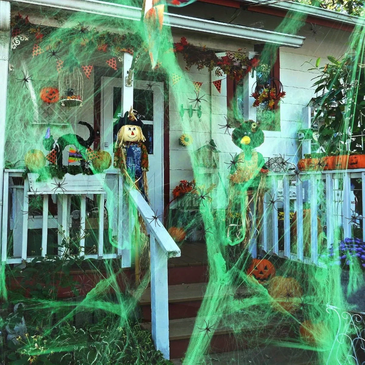 1-20 pezzi, decorazioni di Hal - Spider Web Halloween Decoration recensione e prezzo