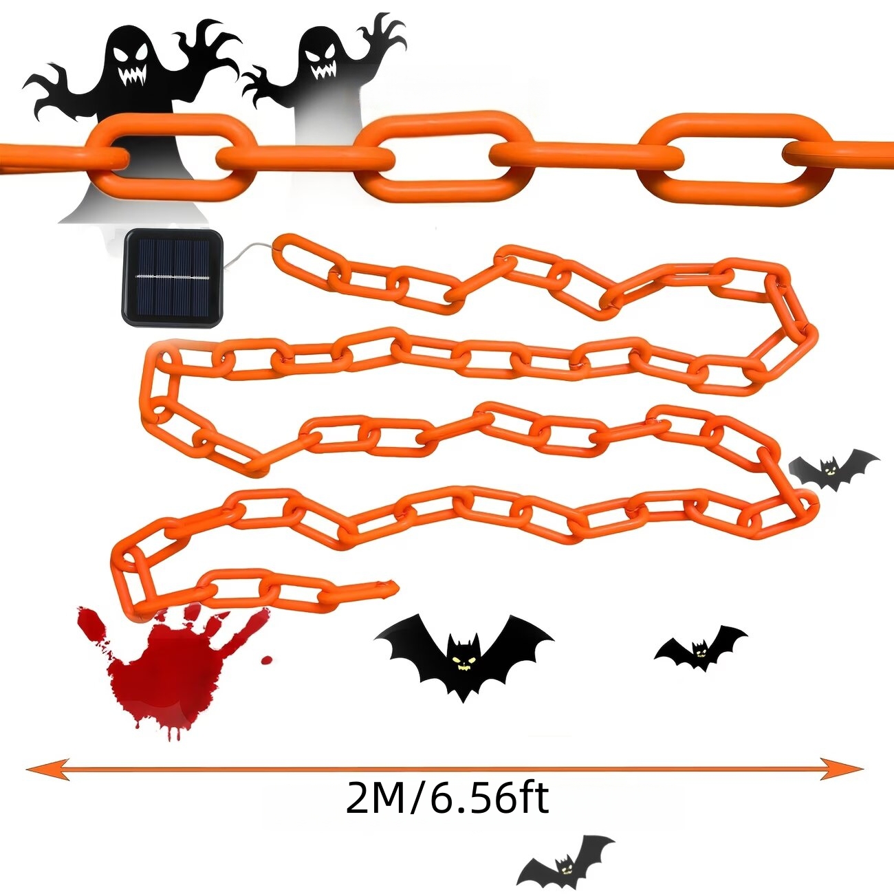 Luci a Catena Solari per Hallo - Halloween Led String Lights Orange recensione e prezzo