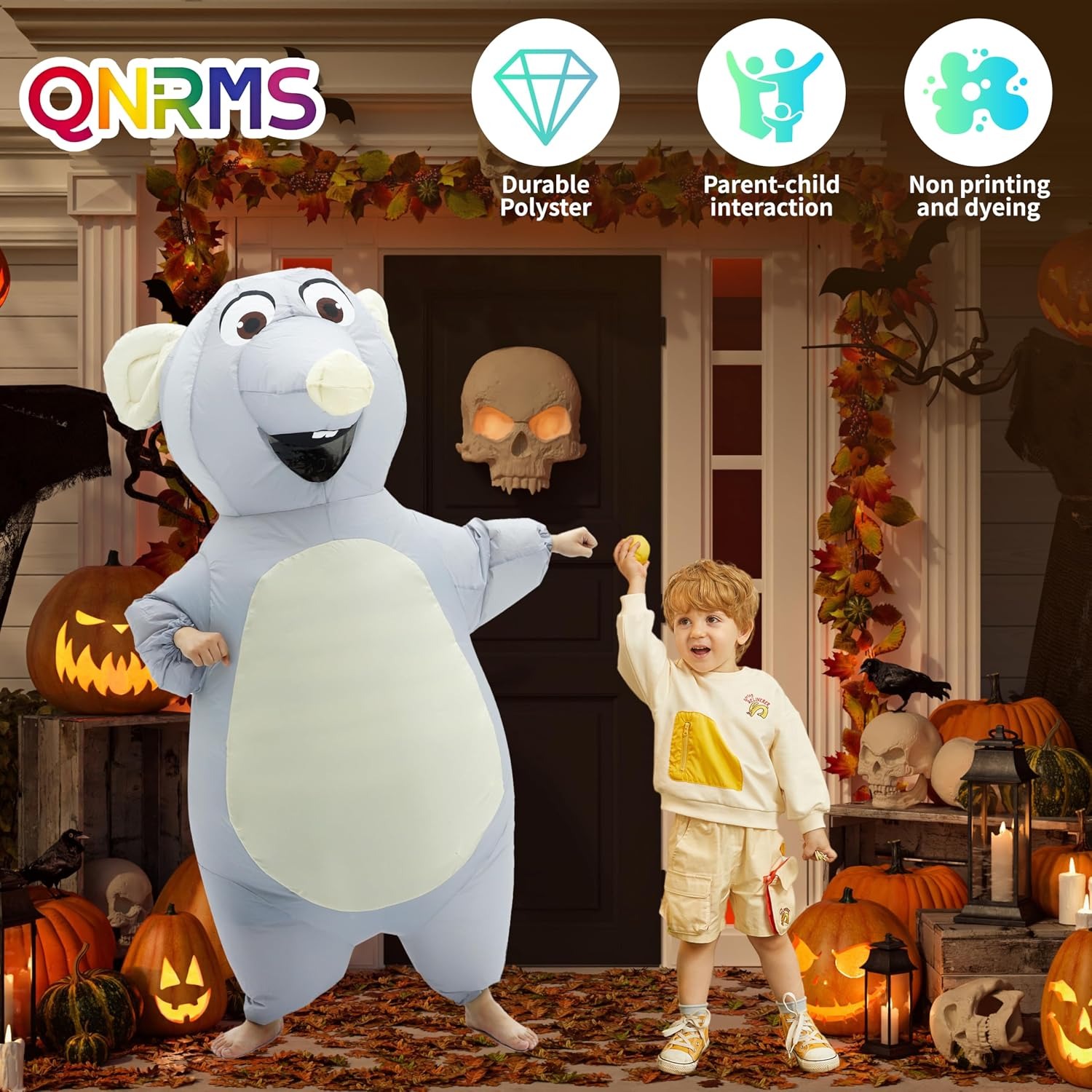 Costume da topo gonfiabile per - Halloween Costume Adult recensione e prezzo